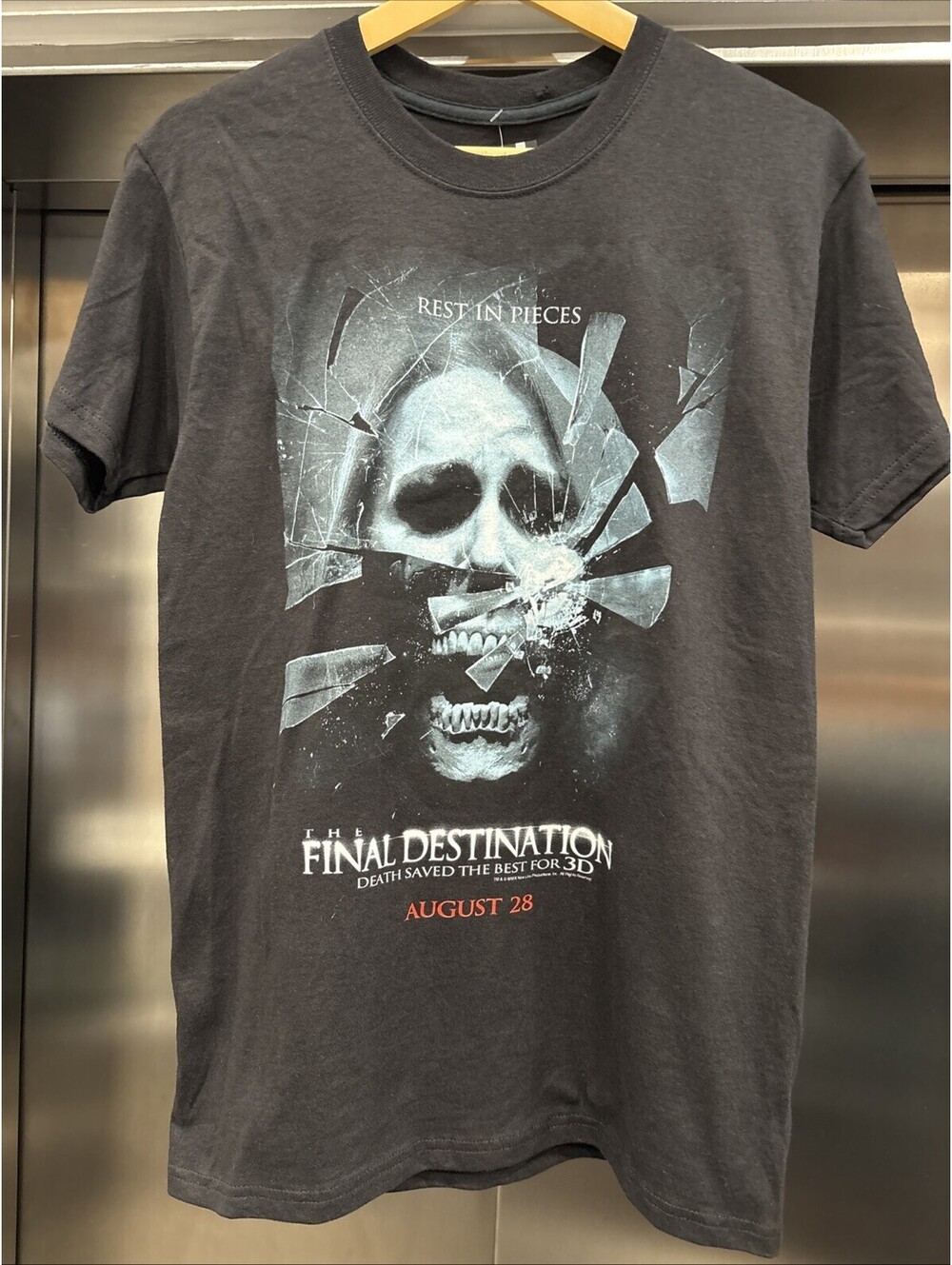Vintage The Final Destination 3D Movie Promo T Shirt Sz S
